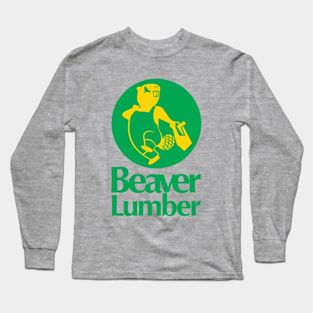 Beaver Lumber [HD] Long Sleeve T-Shirt by Roufxis